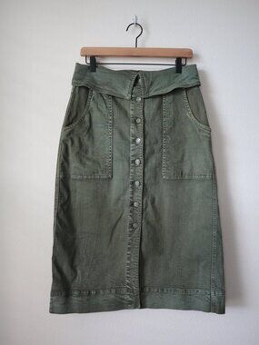 Ulla Johnson Folded Waistband Andi Skirt | 6